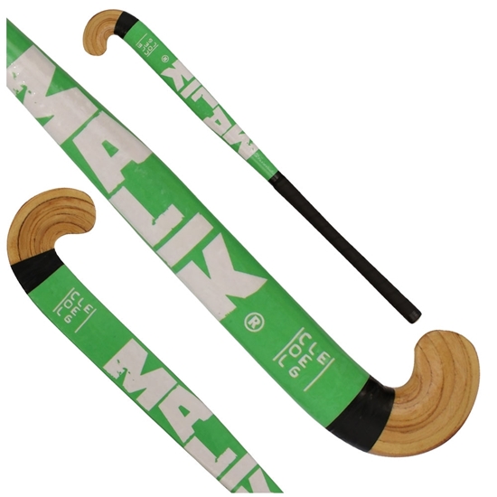 Field Hockey Stick College Green Outdoor Wood Multi Curve - Head Classic 30 & 34 Inch