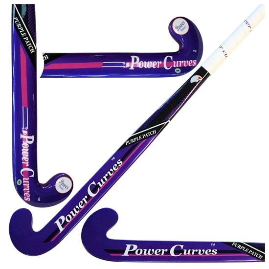 Field Hockey Stick Composite Purple Patch Indoor - 20% Carbon - 80% Fiber Glass Stick 35'' 36.5'' Inch 37.5'' Inch